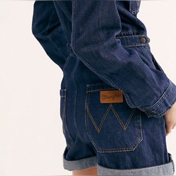 WRANGLER XS Dark Denim
Coveralls Jumpsuit Romper - Picture 2 of 6